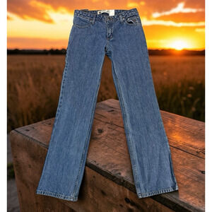 Harley Davidson Denim Jeans Women's Size 4 Straight Leg Motorcycle Biker Classic